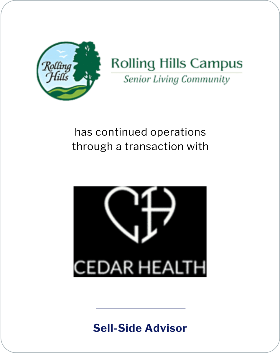 SC&H Capital Advises Slovak American Charitable Association in Sale to Cedar Health Group, LLC