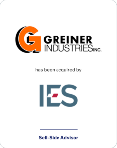 SC&H Capital Advises Greiner Industries in Sale to IES Holdings